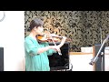 ドヴォルザーク作曲：ユーモレスク　バイオリン始めて４か月。伴奏はCD