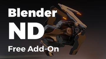 ND - [FREE] Non-destructive Modelling Add-on for Blender
