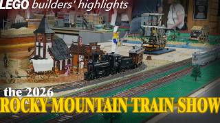 Rocky Mountain Train Show 2026: LEGO builders' section highlights #LEGO #DENLUG #COWLUG
