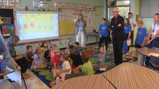 Information Evers calls for change to school funding on visit to Superior Guide