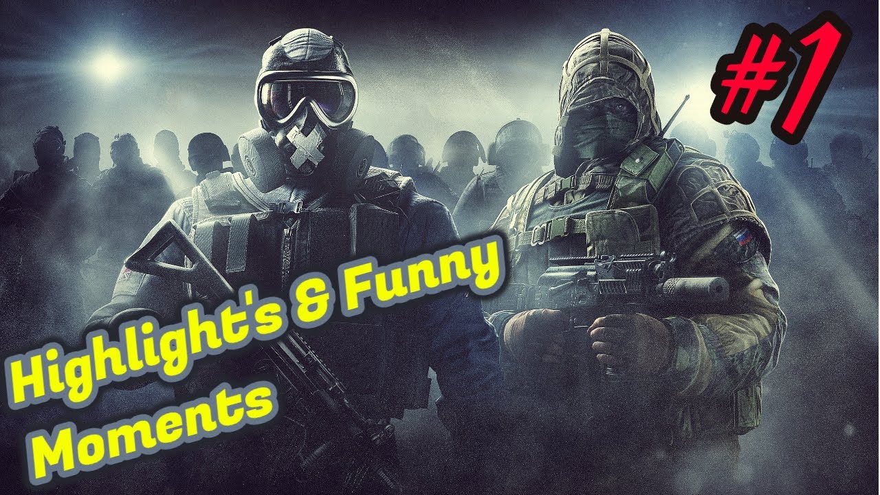 Rainbow Six Siege - Highlight's & Funny moments w/Minymut - YouTube