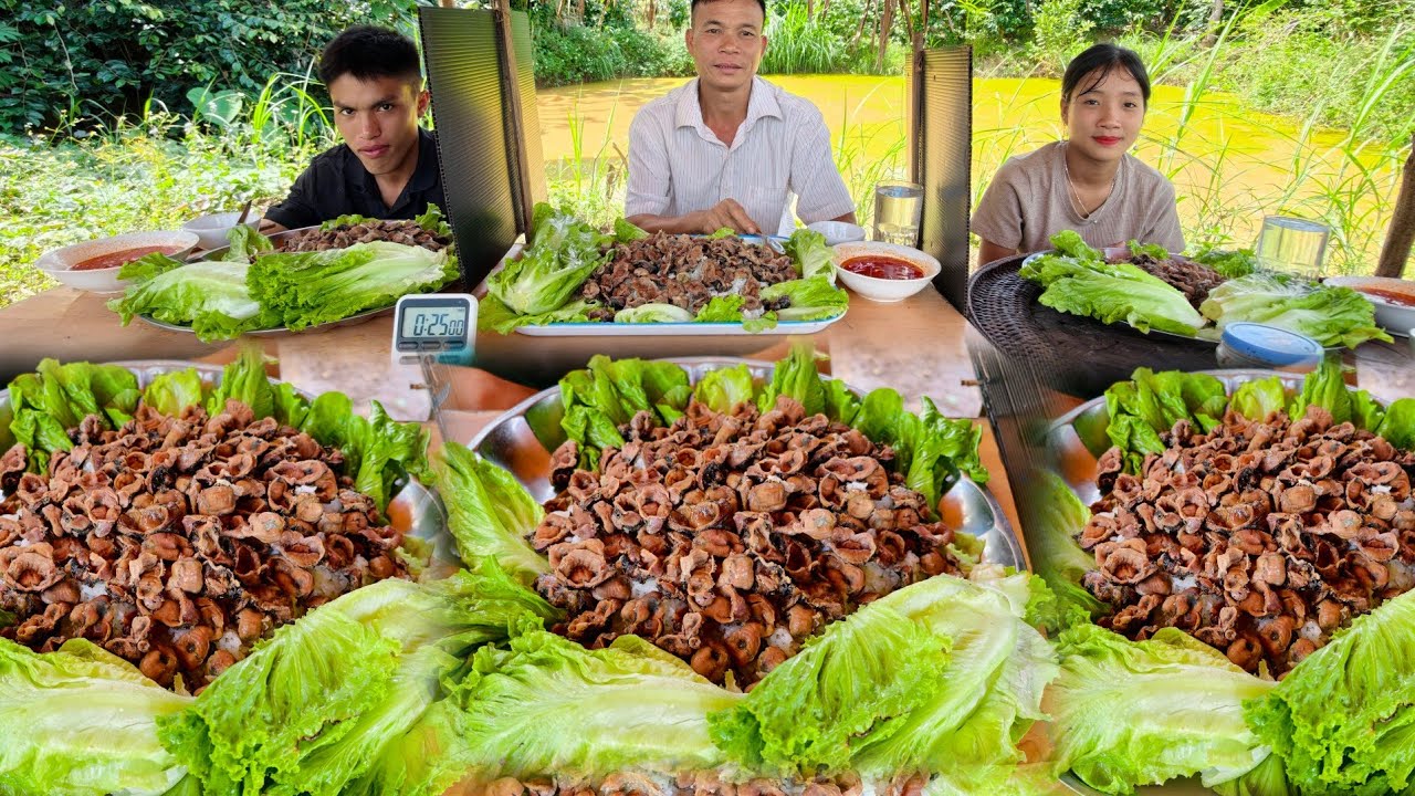 Quá Khủng với cuộc thi ll Ăn Mỗi Người 3KG mề gà và cơm kèm rau sống - thắng nhận 2 triệu 