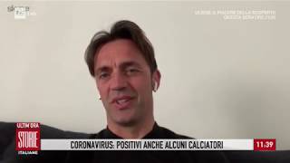 Coronavirus: positivi anche alcuni allenatori - Storie italiane 13\/03\/2020