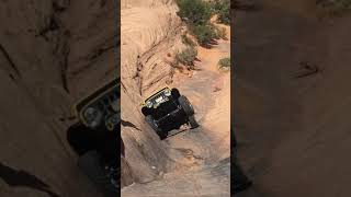 Jeep almost flipped. Hells gate Moab Utah.