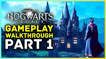 Hogwarts legacy gameplay part 1 sorting hat ceremony