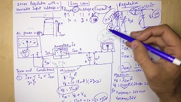 Diode And Applications S#2 E#8 English zener Regulation With A Variable Input Voltage