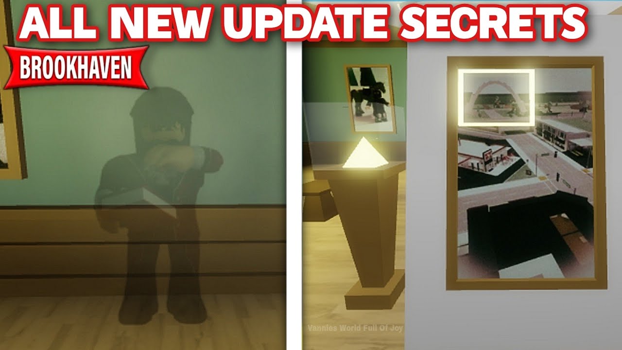 ALL NEW SECRETS IN THE NEW BROOKHAVEN RP UPDATE - YouTube