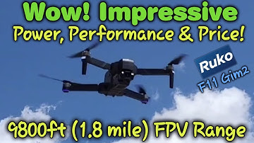 Ruko F11 Gim 2 Full Review: Unboxing, Setup, Test Flight [Video Chapters Below] #RUKO #DRONES #fun
