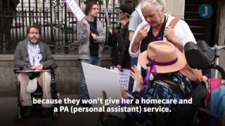 Protests for the UN ratification on Disability Rights in Dublin
