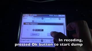 How to record M50 Sequencer Setup to Your Project