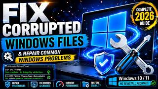 How to Repair Corrupted Windows Files & Fix Common Windows Problems (100% Working Guide 2026)