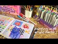 art vlog 🎨 trying out acrylic markers for the first time (ft. arrtx), starting a new sketchbook