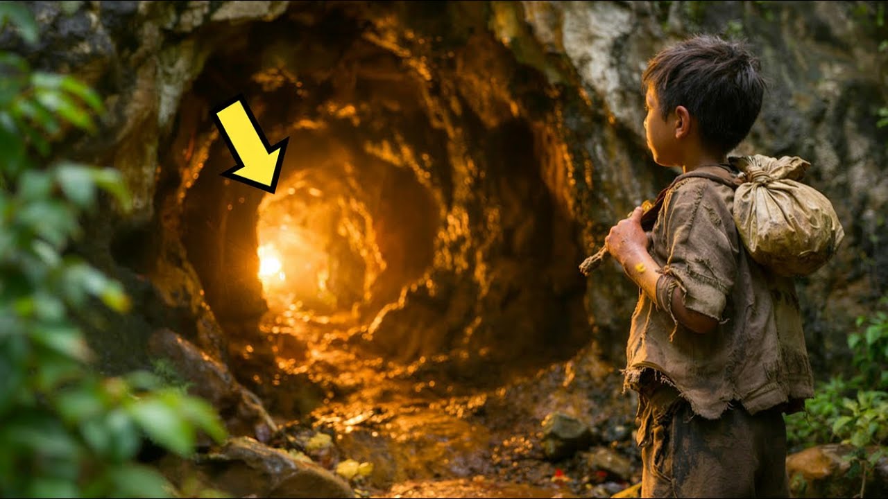 PORZUCONY PRZEZ MATKĘ, ZNAJDUJE JASKINIE W LESIE… ALE COŚ TAM ZMIENIA WSZYSTKO