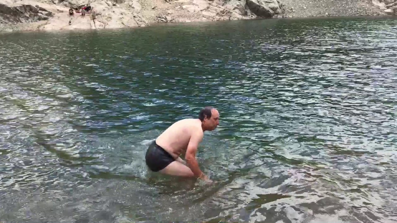 Swim in Le Lac Vert, Mercantour National Park, France