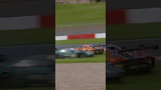 Car Goes Flying Across The Track 