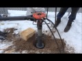 Сваекрут «Геркулес». Монтаж винтовых опор ФМ / Installation of Helical Piles with Thrust Collars