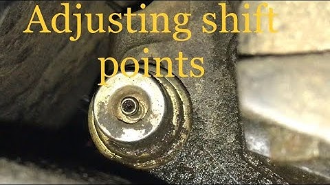 Adjusting modulator valve on Ford C4,C6,FMX transmissions.