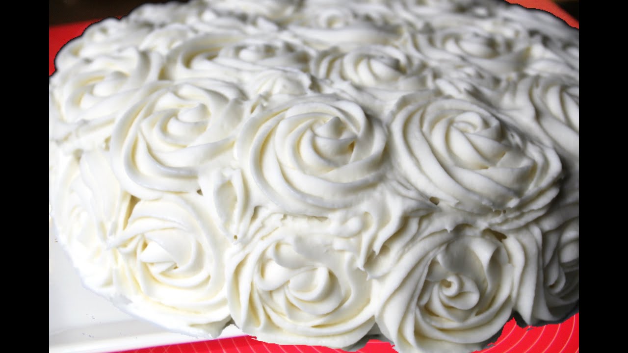 Cream Cheese or Mascarpone Based Frosting Video Recipe - YouTube