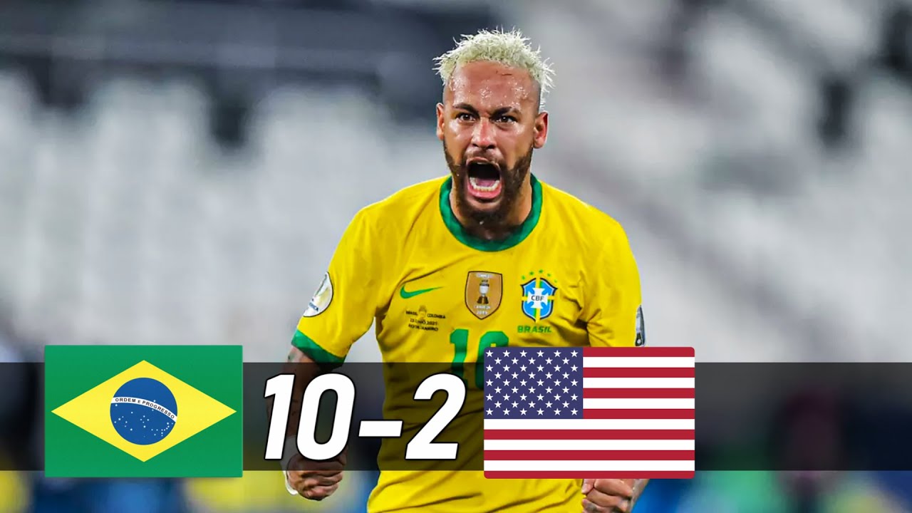 Neymar is Unstoppable! Brazil vs USA (10-2) Full Review 