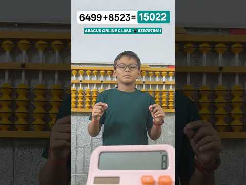 Mental Math Practice Video | Abacus online class Near me # #abacus #mentalmath #motivation #shorts