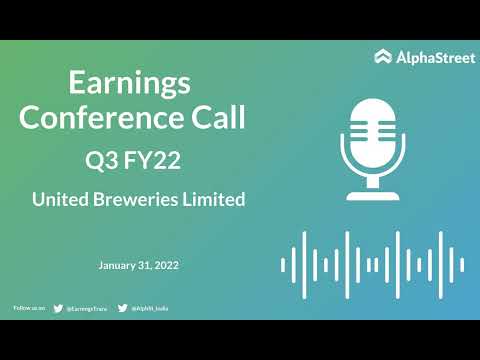 United Breweries Limited Q3 FY22 Earnings Concall
