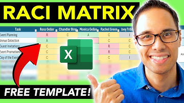 Make This Awesome RACI Matrix in Excel (FREE Template!)