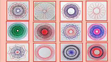 Creating Hypnotic Spirograph Design | Satisfying Art in Motion