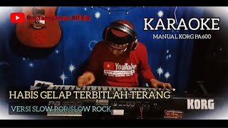 Karaoke Lirik Habis Gelap Terbitlah Terang-Rhoma Irama-Versi Slow Pop-Slow Rock Korg PA600