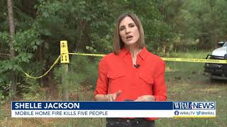 Five people, including two children, killed in Harnett County moile home fire