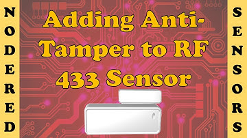 433Mhz Sensor Add Anti-Tamper #0018 Switch - NodeRed - Alexa Voice