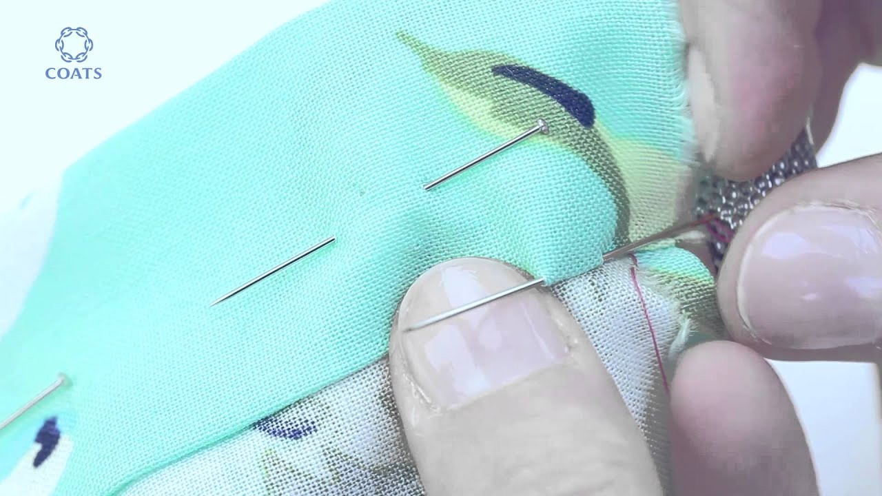 Learn How To Hand Sew a Double Turned Hem with a Slip Stitch YouTube