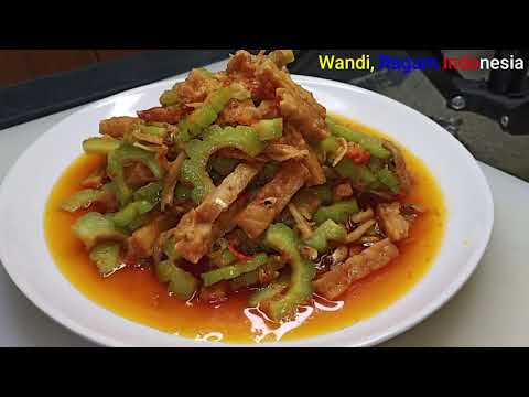 Resep Pare Tempe Bumbu Pedas Mantul Youtube