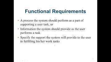 System Analysis and Design: Requirement Analysis, Classify Functional and Nonfunctional requirements