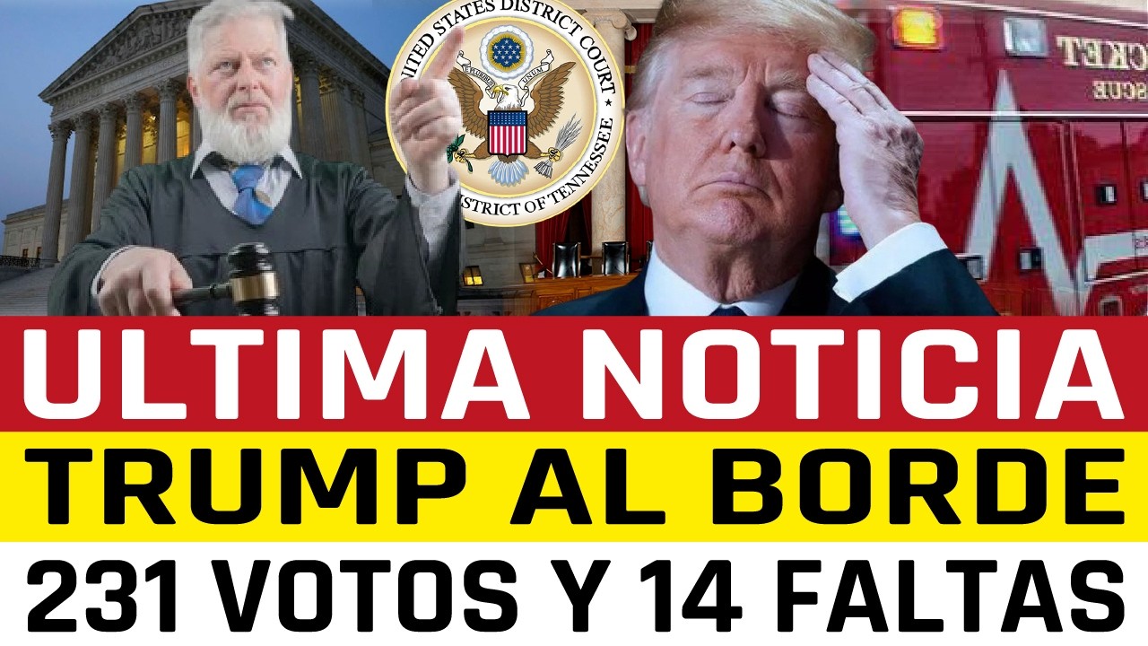 TRUMP SE CAE en el TRIBUNAL tras TERCER IMPEACHMENT