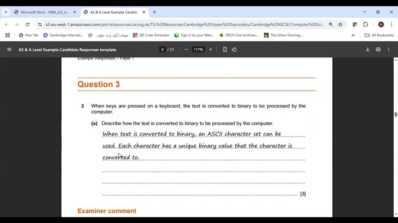 IGCSE CS 0984 June 23 P12 examiner comments - Part 1 - YouTube