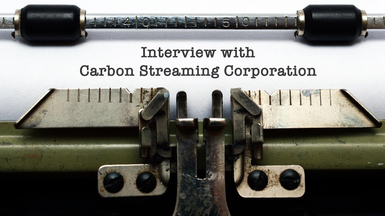 Justin Cochrane from Carbon Streaming on accessing the capital markets to help fight climate change