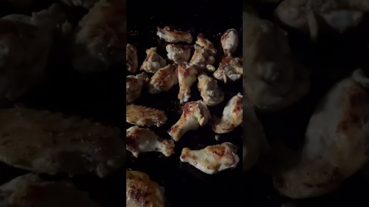 Griddled wings kind of night for my guy’s♥️ 
