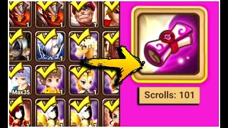 I traded ALL NAT 5's on my account for LD scrolls. (Summoners War)