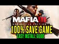 100 SAVE GAME HOW TO DOWNLOAD AND INSTALL CORRECTLY Mafia 3 
