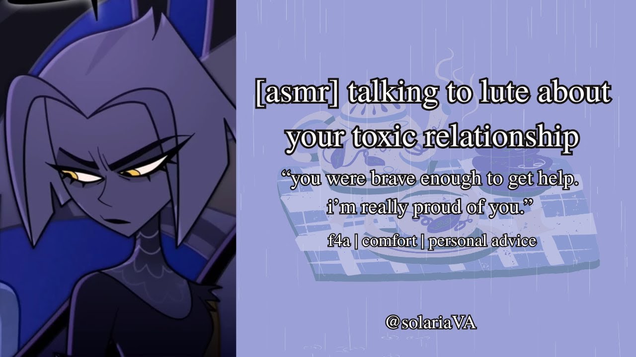 [ASMR] Talking to Lute About Your Toxic Relationship [Hazbin Hotel] [Lute x Listener] [F4A]
