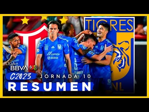 Necaxa vs Tigres | JORNADA 10 | Clausura 2023 | RESUMEN Y GOLES | - YouTube