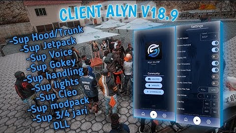 CLIENT ALYN V18.9 TERBARU || UDAH SUP VOICE DAN MODPACK