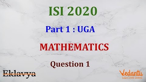 Q1 2020 ISI CMI  BStat BMaths UGA 2020 Discussion