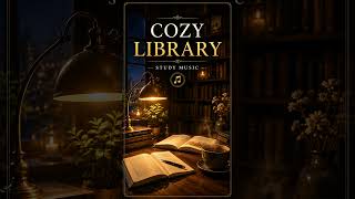 Cozy Library Study Music 📚 Calm Focus for Reading & Deep Work #productivitymusic #music #studymusic