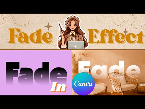 Fade Text Effect In Canva | Easy hack to follow for create standout poster design ‼️