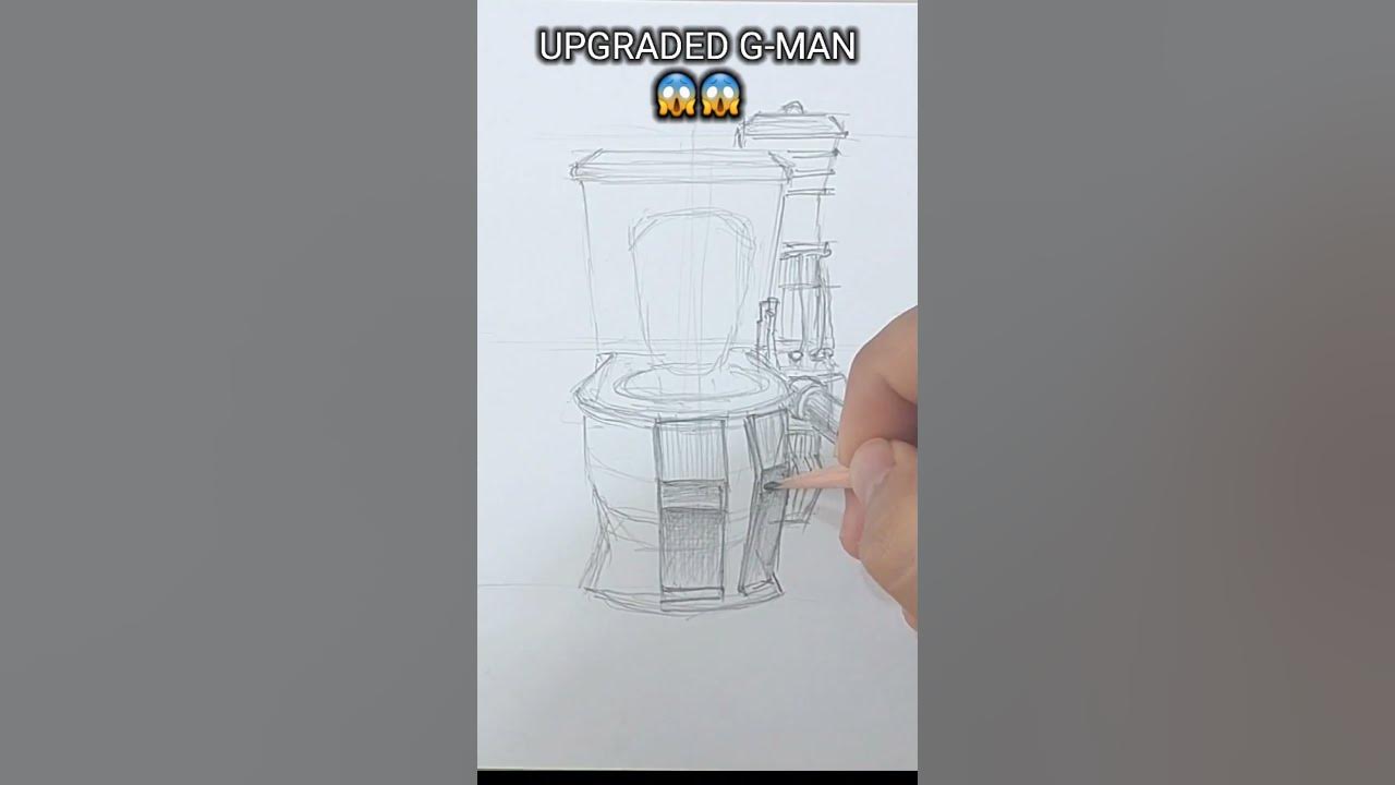 How to draw Upgraded G-man 4.0 Skibidi Toilet 67 
