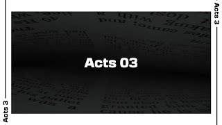 Acts 3 Bible Reading | NIV