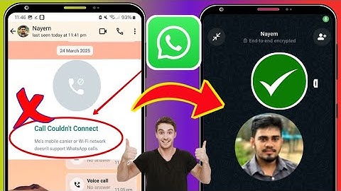 Fix "Call Couldn