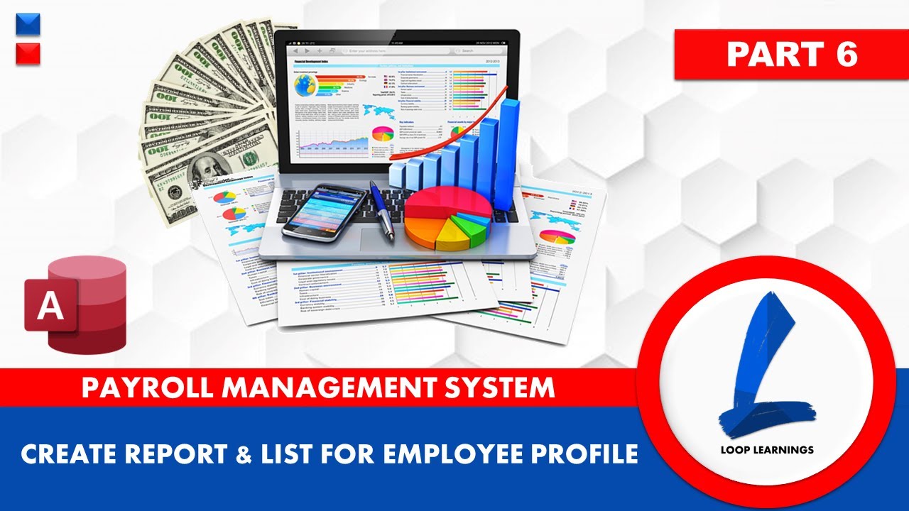 How to Make Payroll Management System Part-06 | Report & Listbox for ...