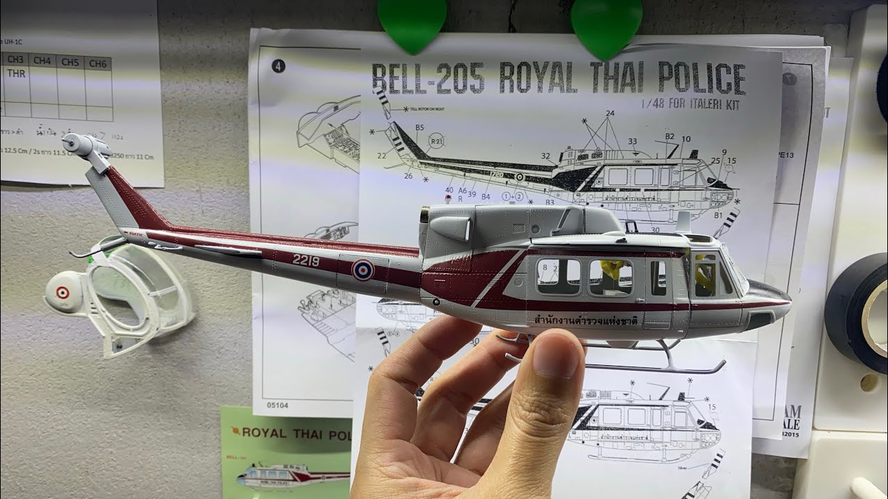 Bell212 royal thai police : RC Scale for XK K110S